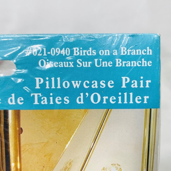 Janlynn Stamped Cross Stitch Pillow Cases - New/Sealed - Picture 7 of 9